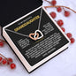 To My Granddaughter Necklace - Gifts For Granddaughter From Grandpa On Birthday, Graduation, Wedding, Christmas