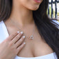 Daughter Gift From Mom - Interlocking Hearts Necklace