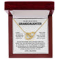To My Granddaughter Necklace From Grandpa