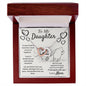 Daughter Gift From Mom, Gifts for Daughter From Mother - Interlocking Heart Necklace
