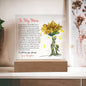 Mom Gift From Daughter - Square Acrylic Plaque