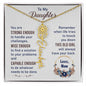Daughter Necklace From Mom - Flower Necklace