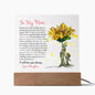 Mom Gift From Daughter - Square Acrylic Plaque