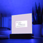 Printed Acrylic Square Plaque 1