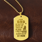 Gift For Dad - #1 Man Engraved Dog Tag