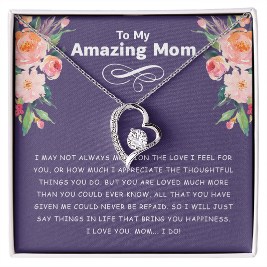 To My Mom Necklace From Daughter, Daughter Gifts To Mom
