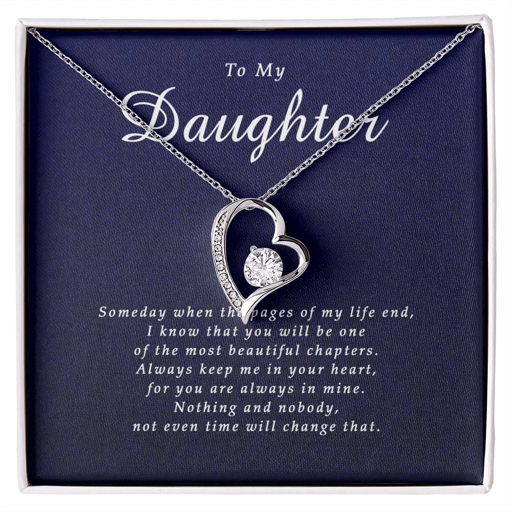 To My Daughter Gifts - Daughter Jewelry For Christmas, Thanksgiving, Birthday, Graduation, Wedding