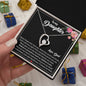 Daughter Jewelry Gift From Dad, Gifts for Daughter From Father - Forever Love Necklace