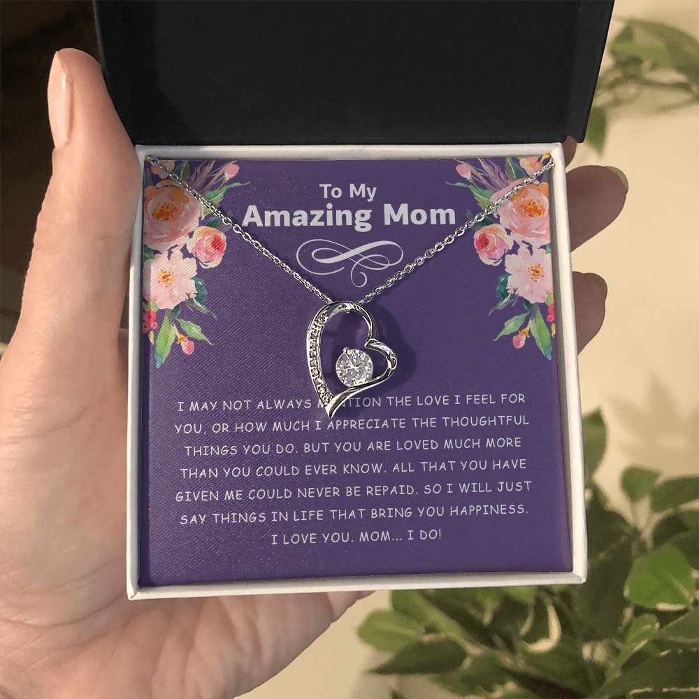 To My Mom Necklace From Daughter, Daughter Gifts To Mom