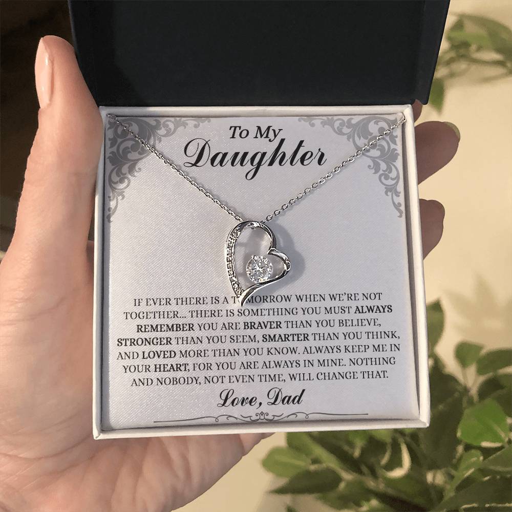 To My Daughter Gifts - Daughter Jewelry For Christmas, Thanksgiving, Birthday, Graduation, Wedding