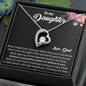 Daughter Jewelry Gift From Dad, Gifts for Daughter From Father - Forever Love Necklace