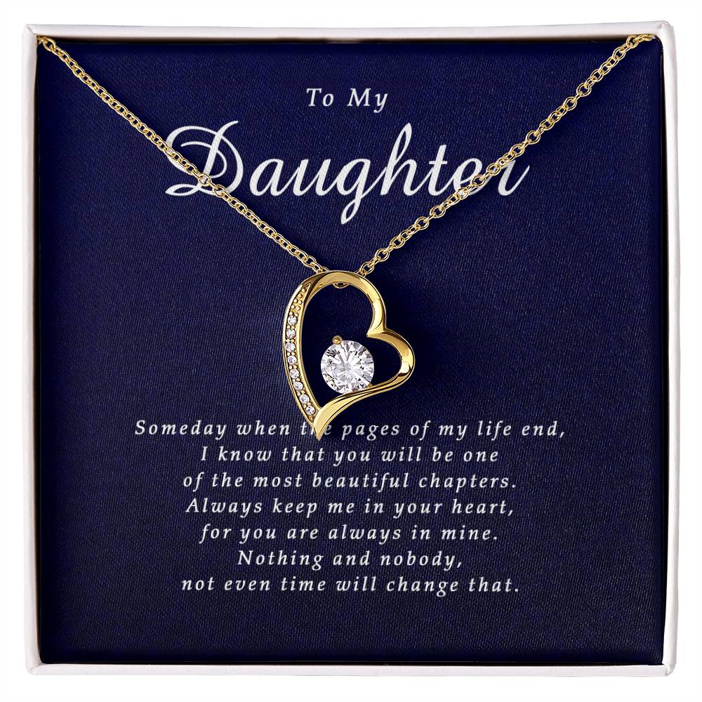 To My Daughter Gifts - Daughter Jewelry For Christmas, Thanksgiving, Birthday, Graduation, Wedding