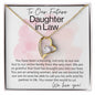 Future Daughter in Law Necklace Gifts, Welcoming Daughter In Law Into Family