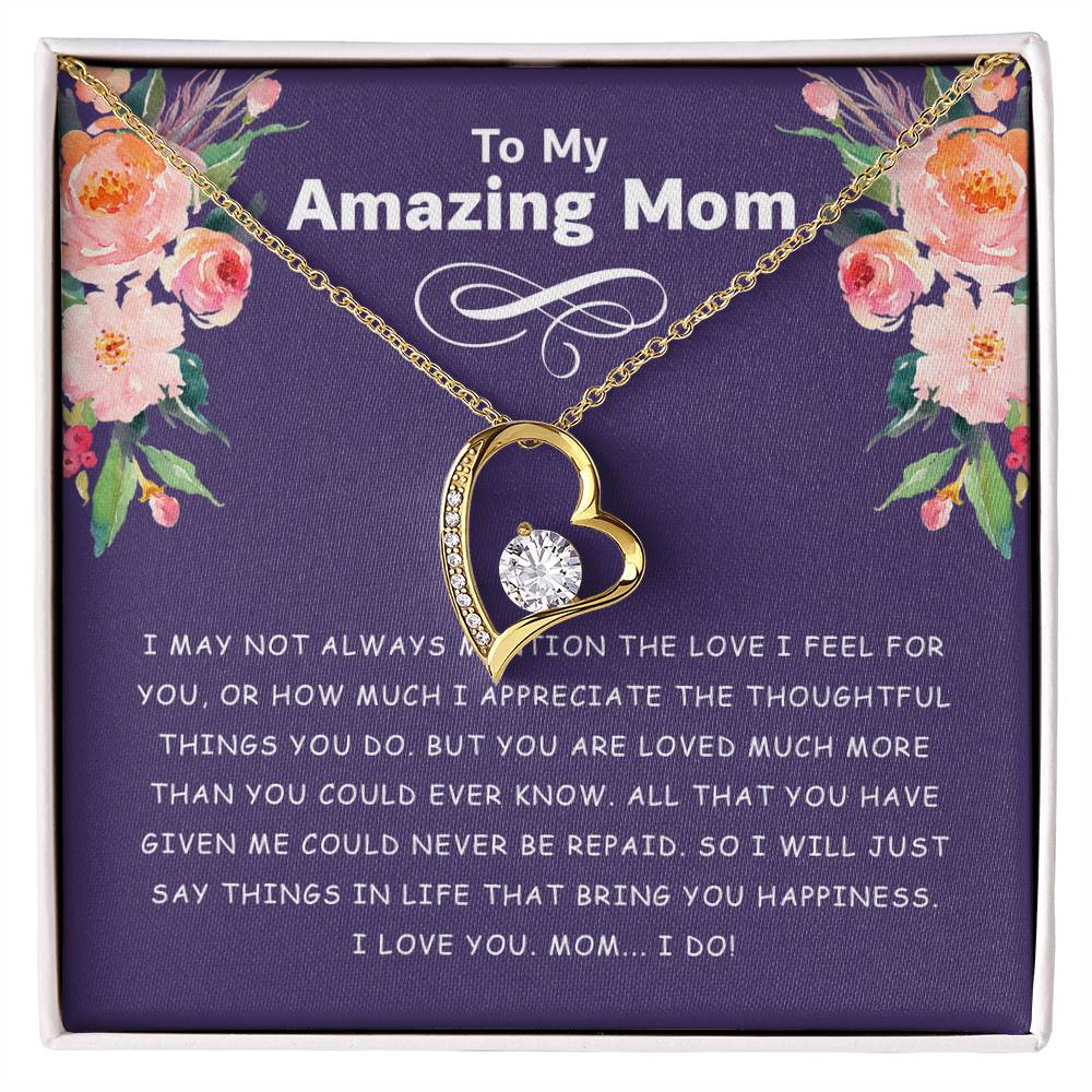 To My Mom Necklace From Daughter, Daughter Gifts To Mom