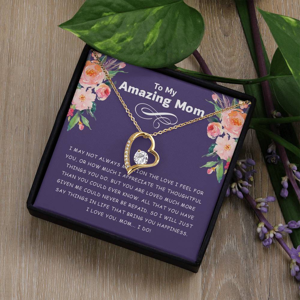 To My Mom Necklace From Daughter, Daughter Gifts To Mom