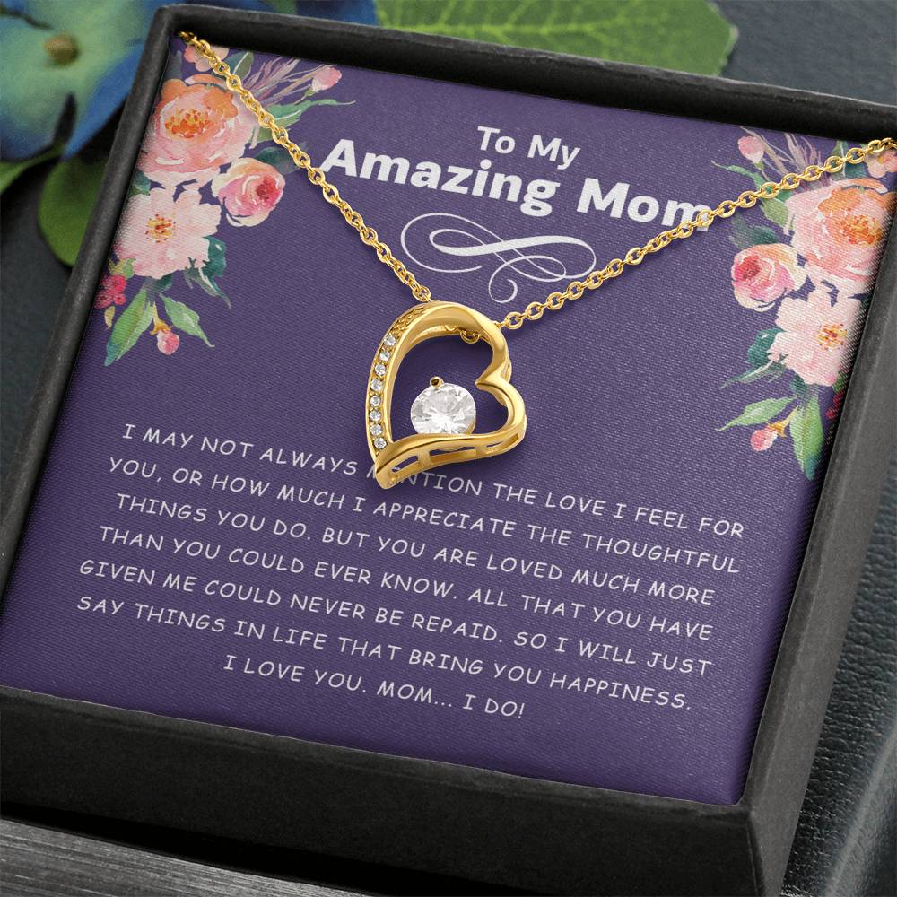 To My Mom Necklace From Daughter, Daughter Gifts To Mom