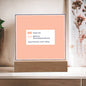 Printed Acrylic Square Plaque 1