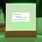 Printed Acrylic Square Plaque 1