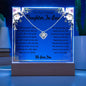 Future Daughter In Law Gift - Keepsake Acrylic Necklace Bundle- A89