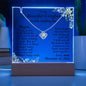 Daughter Wedding Gift - Keepsake Acrylic Necklace Bundle - A58