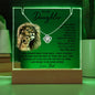 Daughter Gift From Dad - Keepsake Acrylic Necklace Bundle - A59