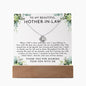 Bride To Mother Of Groom Gift - Keepsake Acrylic Necklace Bundle - A84