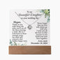 Daughter Wedding Gift - Keepsake Acrylic Necklace Bundle - A58
