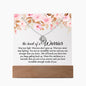 Heart Of A Warrior Gift For Her - Keepsake Acrylic Necklace Bundle - A90