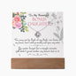 Gift for Bonus Daughter - Keepsake Acrylic Necklace Bundle - A104