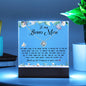 Gift For Bonus Mom - Keepsake Acrylic Necklace Bundle - A121