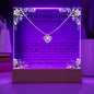 Mother Of Groom Gift From Son - Keepsake Acrylic Necklace Bundle - A82