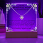 Gift for Mom from Bride - Keepsake Acrylic Necklace Bundle - A80