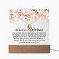 Heart Of A Warrior Gift For Her - Keepsake Acrylic Necklace Bundle - A90