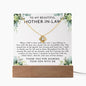 Bride To Mother Of Groom Gift - Keepsake Acrylic Necklace Bundle - A84