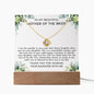 Mother Of The Bride Gift From Groom- Keepsake Acrylic Necklace Bundle - A83