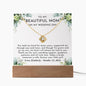 Gift for Mom from Bride - Keepsake Acrylic Necklace Bundle - A80