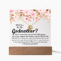 Will You Be My Godmother? - Keepsake Acrylic Necklace Bundle - A102