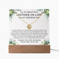 Bride To Mother Of Groom Gift - Keepsake Acrylic Necklace Bundle - A85