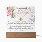 Gift for Bonus Daughter - Keepsake Acrylic Necklace Bundle - A104