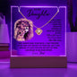 Daughter Gift From Dad - Keepsake Acrylic Necklace Bundle - A59