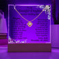Daughter Wedding Gift - Keepsake Acrylic Necklace Bundle - A58