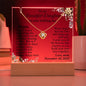 Daughter Wedding Gift - Keepsake Acrylic Necklace Bundle - A58