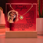 Daughter Gift From Dad - Keepsake Acrylic Necklace Bundle - A59