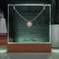 Granddaughter Gift From Grandpa- Keepsake Acrylic Necklace Bundle - A63