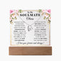 To My Soulmate - Keepsake Acrylic Necklace Bundle - A67