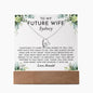 To My Future WIfe - Keepsake Acrylic Necklace Bundle - A78