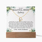 Gift For Brife From Groom - Keepsake Acrylic Necklace Bundle - A75