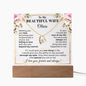 To My Beautiful Wife - Keepsake Acrylic Necklace Bundle - A69
