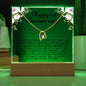 One Year Anniversary Gift For Wife - Keepsake Acrylic Necklace Bundle