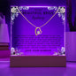 Gift For Brife From Groom - Keepsake Acrylic Necklace Bundle - A75
